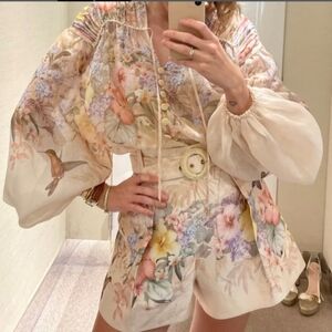 Zimmermann Shorts And Top Set